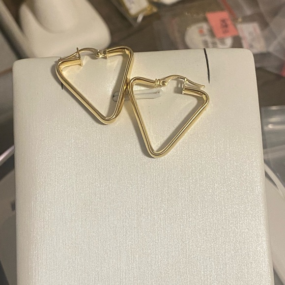 Real 18K Saudi Gold Earrings